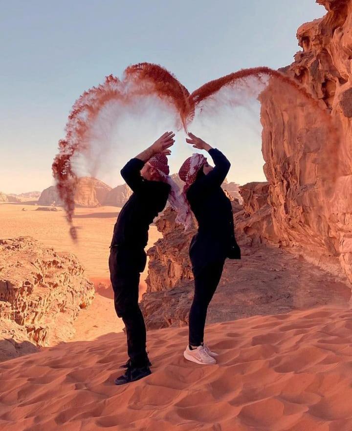 Moon City With Jeep Trips Wadi Rum Eksteriør billede